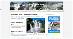Desktop Screenshot of iguazufallstours.org